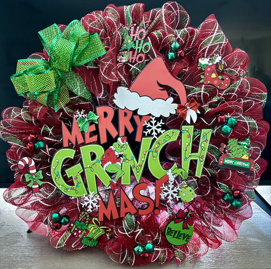 Christmas Wreath “The Grinch”